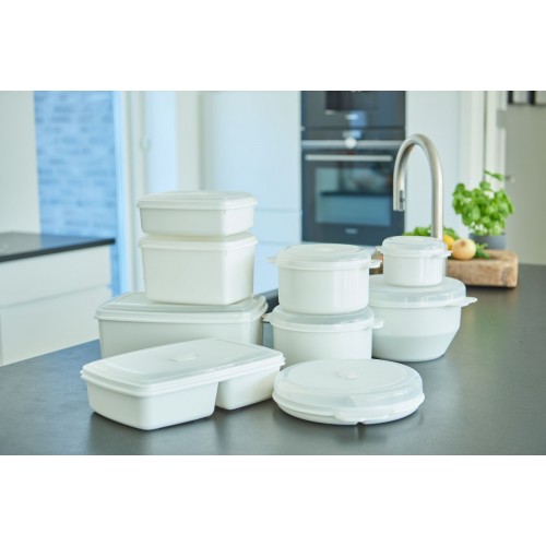 Hermetinis indas su baltu dangteliu NHG MICRO BOX, 5.1 l