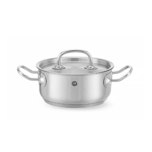 Žemas puodas su dangčiu HENDI KITCHEN LINE, 24 cm, 4.9 l*