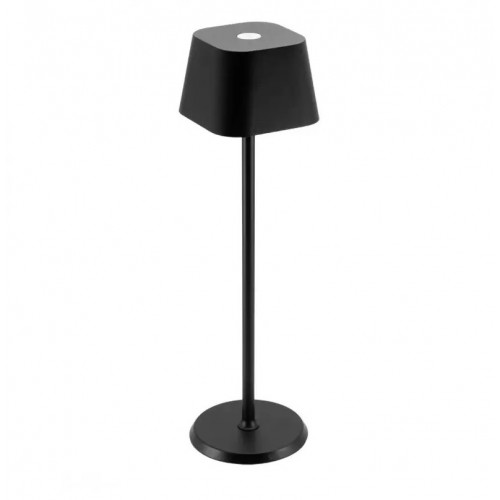 Stalinis šviestuvas Securit GEORGINA, juodos sp., 38 cm