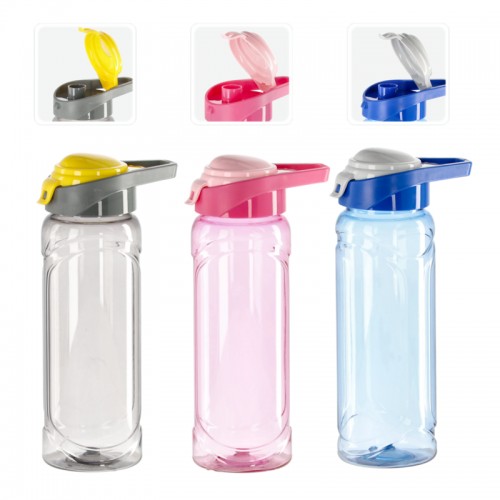 Plastikinė gertuvė 670 ml JUNO įv. spalvų mix