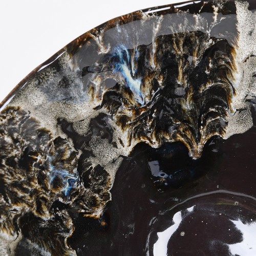 Dubuo BLACK FOSSIL DECO BOWL, juodos sp.