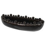 Dekoratyvinis dubuo BLACK OVAL BOBBLE BOWL, juodos sp., 58 cm