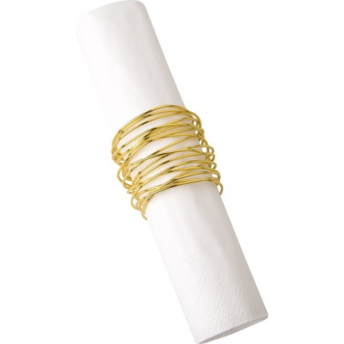 Servetėlių žiedas IHR NAPKIN RING, aukso sp., 4,5 cm