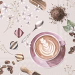 Servetėlės IHR COFFEE LINEN, kreminės sp., 25 x 25 cm