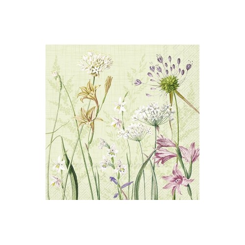 Servetėlės IHR LOVELY GRASSES, šviesiai žalios sp., 33 x 33 cm