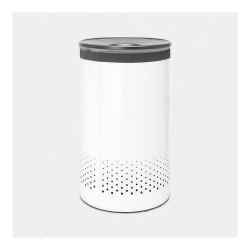 Skalbinių dėžė BRABANTIA,  balta sp., 60 l