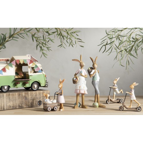 Dekoracija A Lot Rabbit kick bike, marga, mix, 12 cm