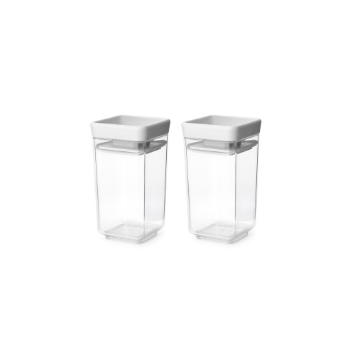 Indai biriems produktams Brabantia TASTY+, šviesiai pilkos sp., 2 vnt. 150 ml