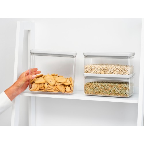 Indai biriems produktams Brabantia TASTY+, šviesiai pilkos sp., 3 vnt.