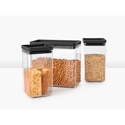 Indai biriems produktams Brabantia TASTY+, tamsiai pilkos sp., 3 vnt.