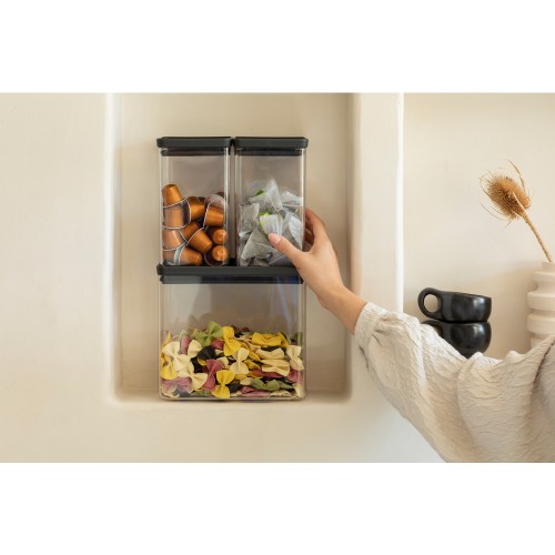 Indai biriems produktams Brabantia TASTY+, tamsiai pilkos sp., 3 vnt.