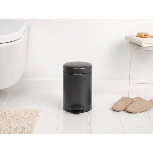 Šiukšlių dėžė Brabantia NEWICON, pilkos sp., 3 l