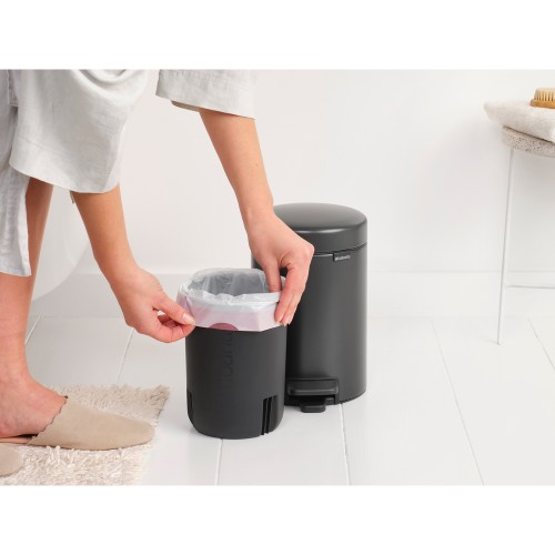 Šiukšlių dėžė Brabantia NEWICON, pilkos sp., 5 l