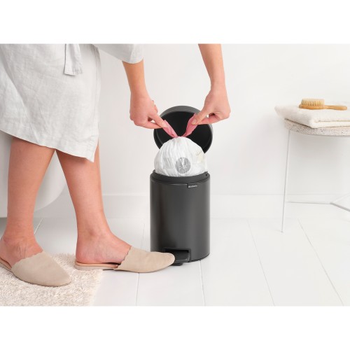 Šiukšlių dėžė Brabantia NEWICON, pilkos sp., 5 l