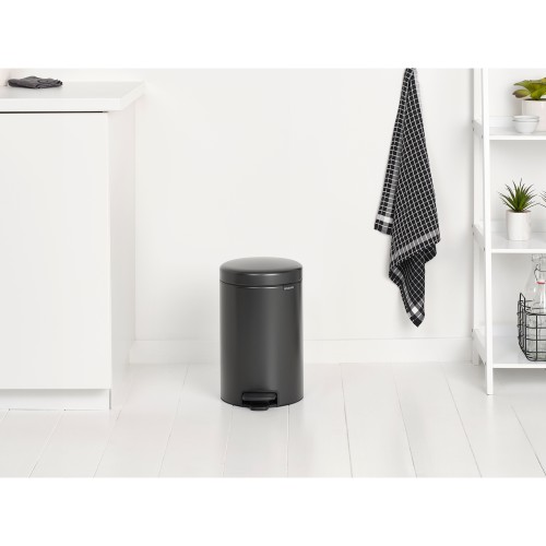 Šiukšlių dėžė Brabantia NEWICON, pilkos sp., 12 l