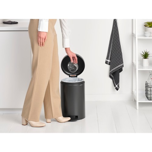 Šiukšlių dėžė Brabantia NEWICON, pilkos sp., 12 l