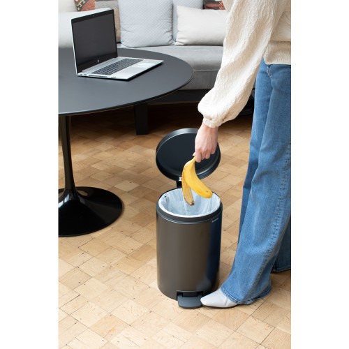 Šiukšlių dėžė Brabantia NEWICON, pilkos sp., 12 l