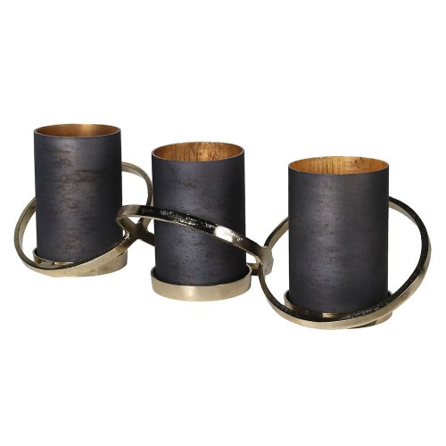 Žvakidė CHARRED COAL TRIPLE H/CANE, pilkos sp., 15,5 cm