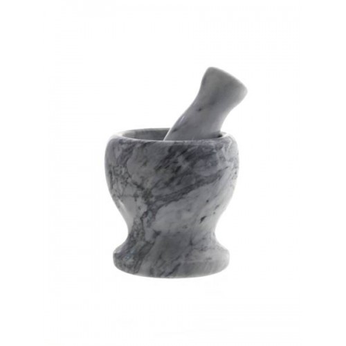 Prieskonių grūstuvė Marble, balta, 11,5 x 9,5 cm