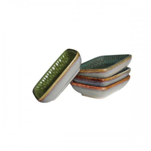 Indas serviravimui OMBRES line rectanguar spalvų mix, 1 vnt, 8 cm