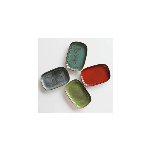 Indas serviravimui OMBRES line rectanguar spalvų mix, 1 vnt, 19 cm