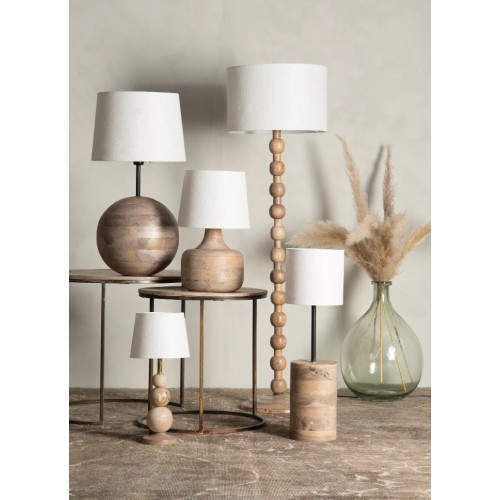 Stalinio šviestuvo gaubtas A Lot Linne Cylinder Creme, 40 cm