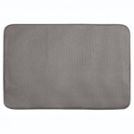 Kilimėlis indams džiovinti Interdesign SOLID, pilkos sp., 61x46 cm