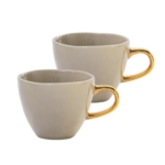 Puodeliai GOOD MORNING, Coffee, pilkos sp., 2 vnt