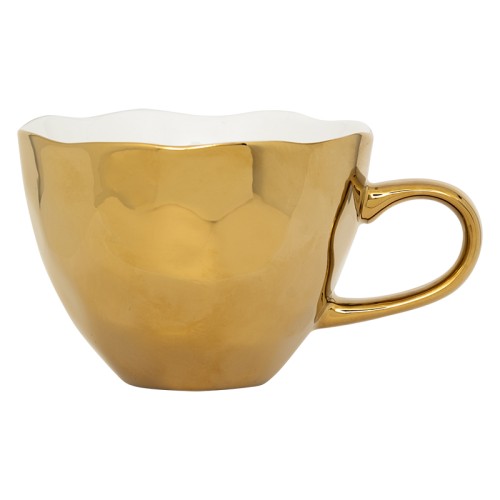 Puodelis GOOD MORNING, auksinės sp., 350 ml