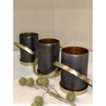 Žvakidė CHARRED COAL TRIPLE H/CANE, pilkos sp., 15,5 cm