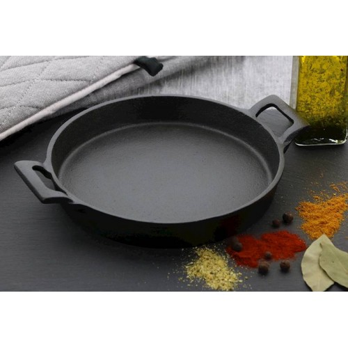 Kepimo indas Cast Iron, dviem rankenom, 20cm