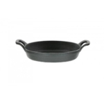 Kepimo indas CAST IRON oval, dviem rankenom, 21,5 x 15 cm