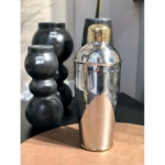 Kokteilių plakiklis BI-METAL SHAKER, sidabro, aukso sp., 0,7l