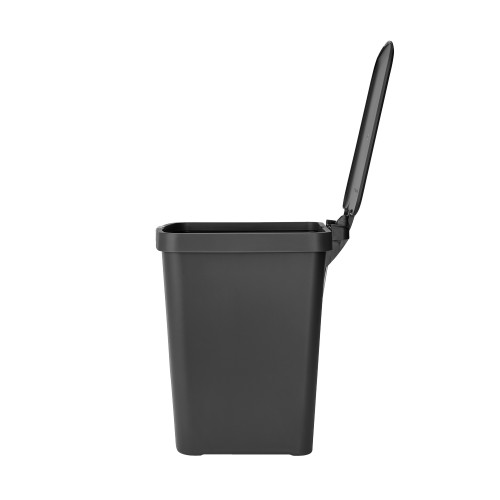 Šiukšlių dėžė su pedalu Brabantia StepUp Dark pilkos sp., 25 l