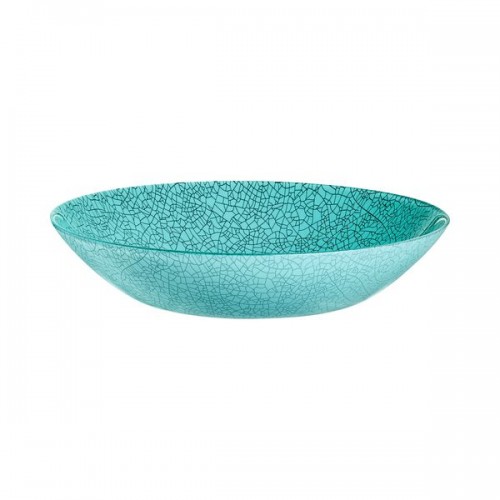 Lėkštė sriubai Icy turquoise, žydros sp., 20 cm