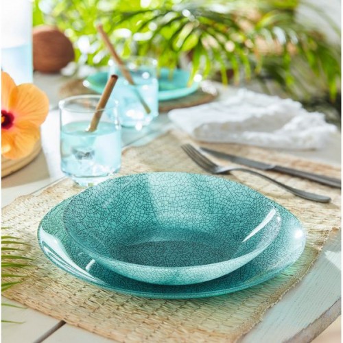 Lėkštė sriubai Icy turquoise, žydros sp., 20 cm
