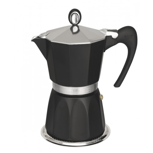 Kavinukas moka kavai Fashion black, juodos sp., 3 puodeliams