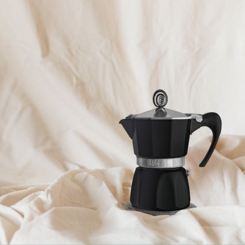 Kavinukas moka kavai Fashion black, juodos sp., 3 puodeliams
