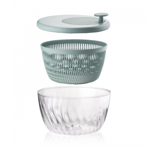 Džiovyklė salotoms Guzzini Spin&Store, žalios sp., 26 cm