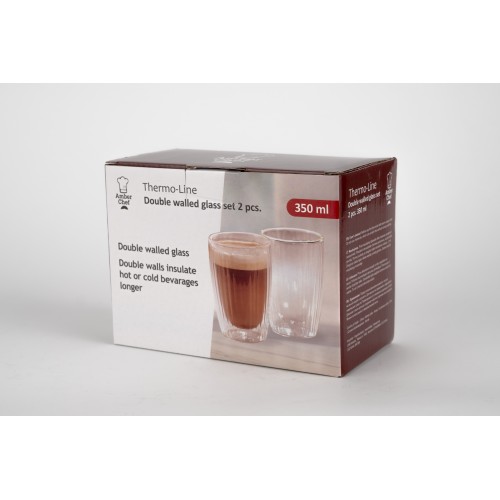 Termo stiklinės, STRIPES, 2 vnt., 350 ml