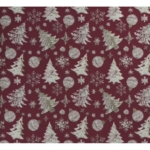 Padėkliukas CRYSTAL TREE, raudonos sp., 35 cm x 50 cm, 1 vnt