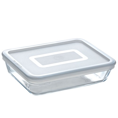 Indas su dangčiu šaldymui – kepimui COOK & FREEZE, skaidrios sp., 22 cm x 17 cm, 1,5 l