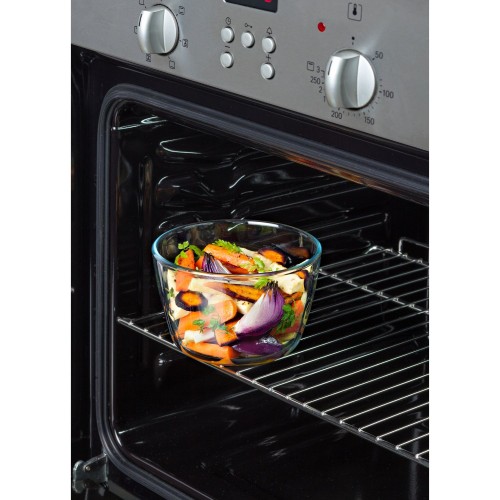 Indas su dangčiu šaldymui – kepimui COOK & FREEZE, skaidrios sp., 15 cm x 10 cm, 1,1 l