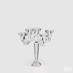Žvakidė CRYSTAL, skaidrios sp., 31 cm