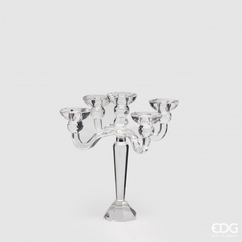 Žvakidė CRYSTAL, skaidrios sp., 31 cm
