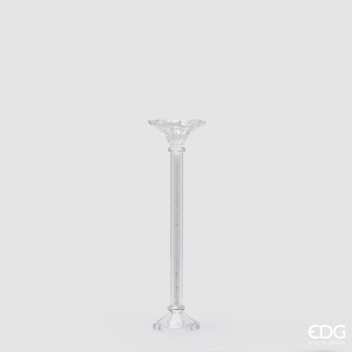 Žvakidė CRYSTAL FIORE, skaidrios sp., 40 cm