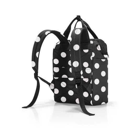 Rankinė-kuprinė ALLROUNDER RHOMBUS, Dots white, 12 L