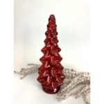 Kalėdinė dekoracija LIT RED XMAS TREE, raudonos sp., 30 cm