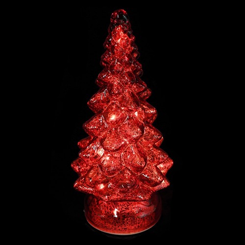 Kalėdinė dekoracija LIT RED XMAS TREE, raudonos sp., 30 cm
