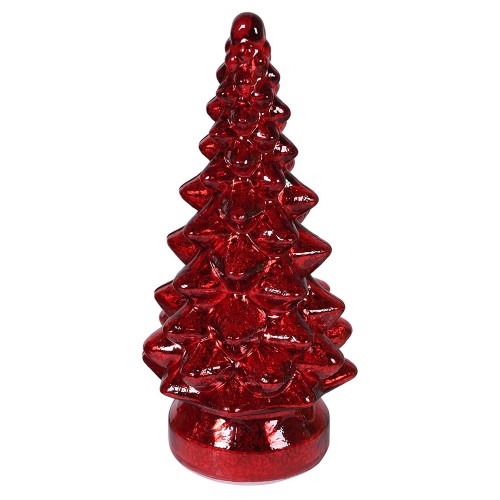 Kalėdinė dekoracija LIT RED XMAS TREE, raudonos sp., 30 cm